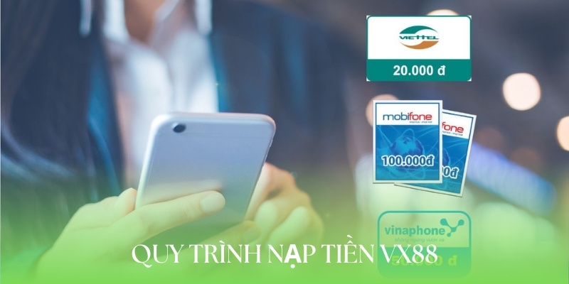 Quy trình nạp tiền đơn giản